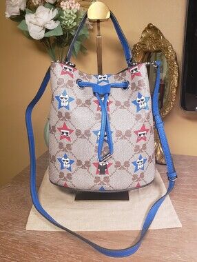 Karl Lagerfeld Paris Star Monogram Star Bucket Bag (Retail $228)
